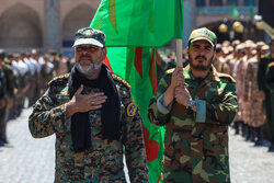 عزاداری نیروهای مسلح شهرستان میبد در سوگ پیامبر اکرم(ص) و امام حسن (ع)