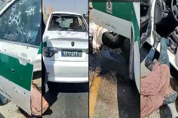 شهادت ۵ نیروی پلیس در حمله تروریستی ایرانشهر