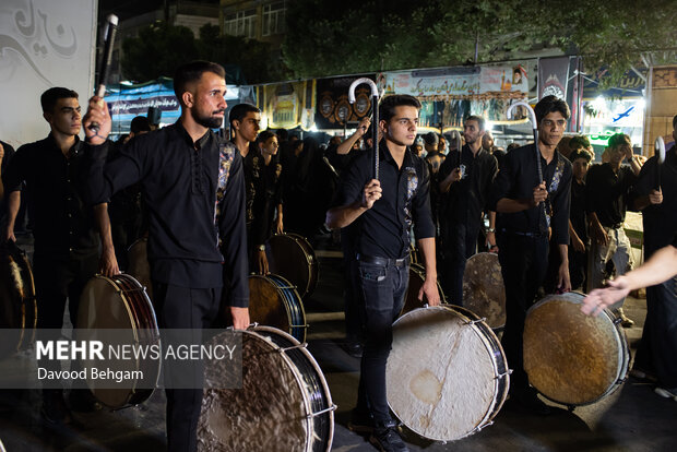 عزاداری شب رحلت پیامبر(ص) و شهادت امام حسن(ع) در مشهد