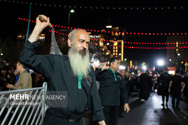 عزاداری شب رحلت پیامبر(ص) و شهادت امام حسن(ع) در مشهد