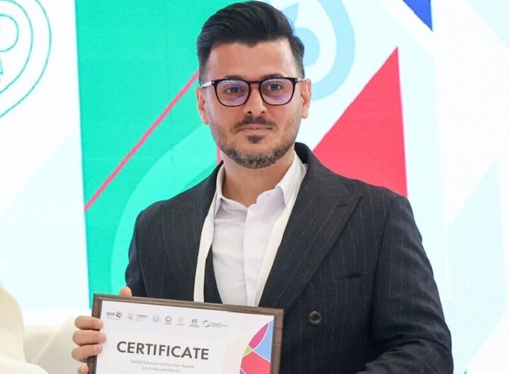 An Iranian wins BRICS-SCO ‘Social Solution of the Year’ award