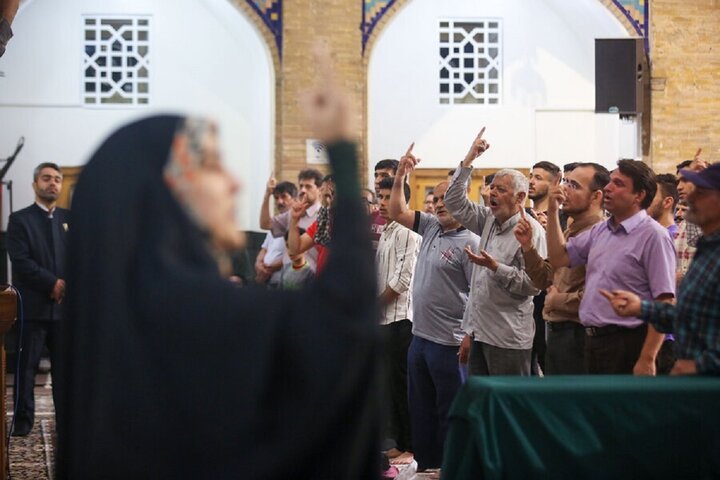 برگزاری آیین عزاداری ناشنوایان حرم رضوی در شام شهادت امام رضا (ع)