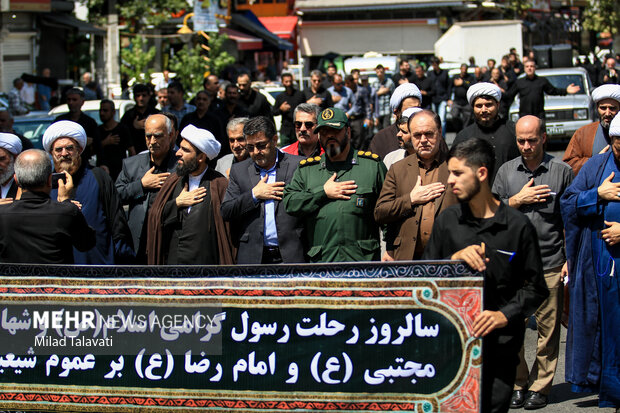 مراسم عزاداری ۲۸ صفر در فومن