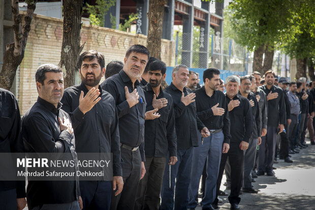 دسته روی و مراسم سوگواری دهه پایانی صفر در شهرکرد