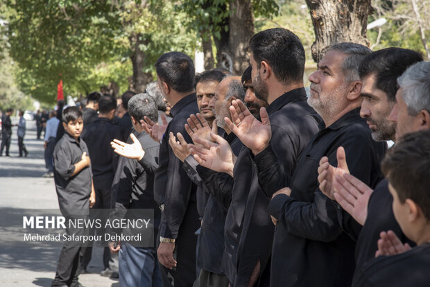 دسته روی و مراسم سوگواری دهه پایانی صفر در شهرکرد