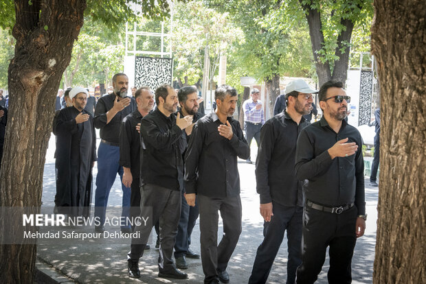 دسته روی و مراسم سوگواری دهه پایانی صفر در شهرکرد