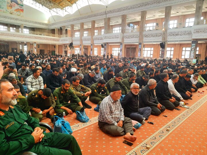 مراسم عزاداری نیروهای مسلح استان گلستان