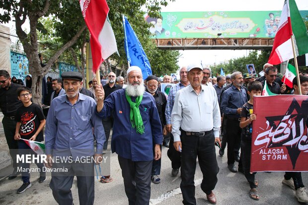 راهپیمایی جمعه‌های خشم و نصر در بجنورد