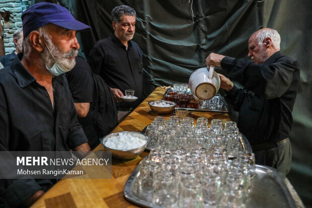 عزاداری روز بیست و هشتم ماه صفر در بازار تهران