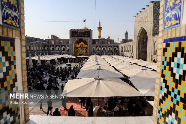 روز رحلت پیامبر اکرم(ص) و شهادت امام حسن مجتبی(ع) در حرم رضوی