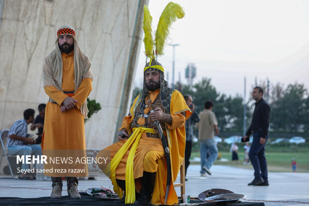 مراسم تعزیه‌خوانی حضرت سیدالشهدا(ع) در امتداد رویداد «سوگ سرو»