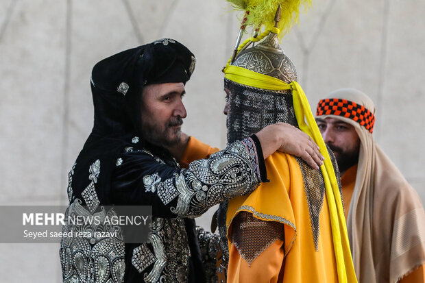 مراسم تعزیه‌خوانی حضرت سیدالشهدا(ع) در امتداد رویداد «سوگ سرو»