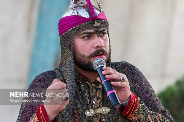 مراسم تعزیه‌خوانی حضرت سیدالشهدا(ع) در امتداد رویداد «سوگ سرو»
