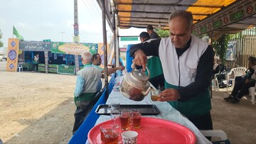 برپایی موکب بزرگ «طریق‌الرضا» در آمل