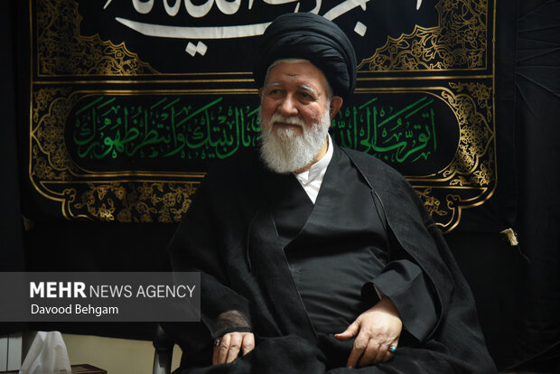مراسم عزاداری دهه پایانی صفر در حسینیه دفتر آیت الله علم الهدی