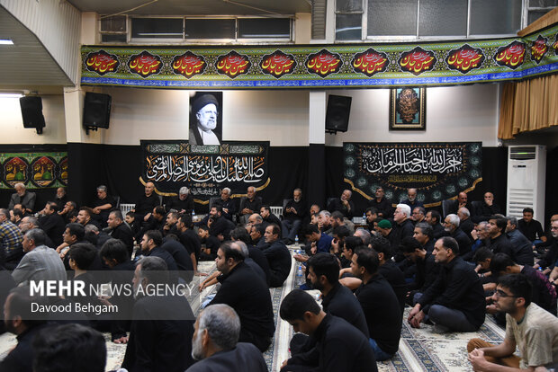 مراسم عزاداری دهه پایانی صفر در حسینیه دفتر آیت الله علم الهدی
