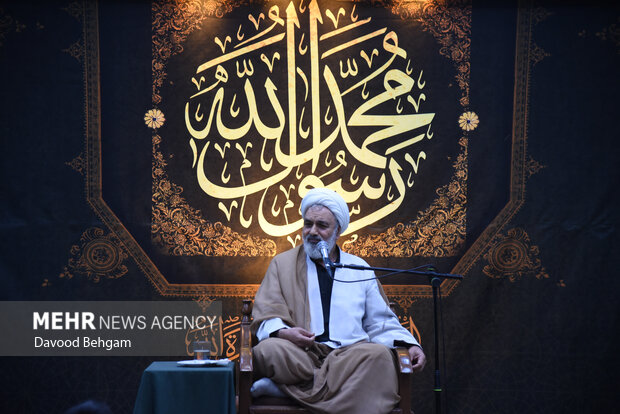 مراسم عزاداری دهه پایانی صفر در حسینیه دفتر آیت الله علم الهدی