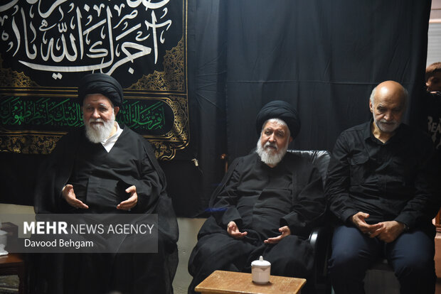 مراسم عزاداری دهه پایانی صفر در حسینیه دفتر آیت الله علم الهدی