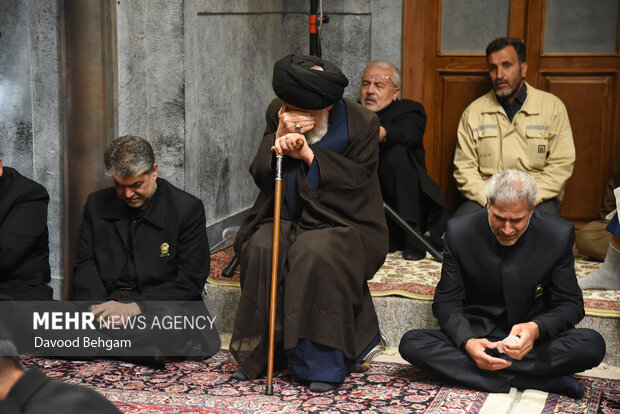 مراسم عزاداری ایام پایانی ماه صفر در دارالقرآن حرم رضوی