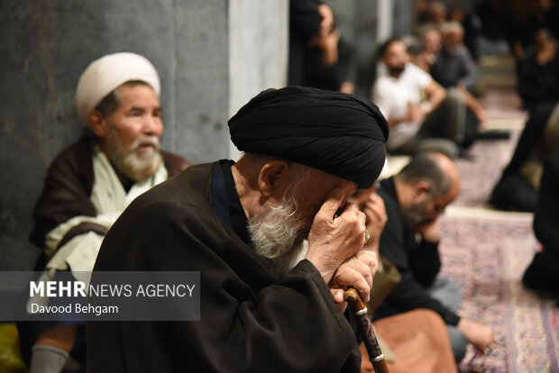 مراسم عزاداری ایام پایانی ماه صفر در دارالقرآن حرم رضوی