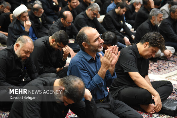 مراسم عزاداری ایام پایانی ماه صفر در دارالقرآن حرم رضوی