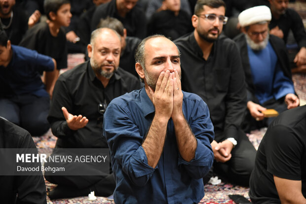 مراسم عزاداری ایام پایانی ماه صفر در دارالقرآن حرم رضوی