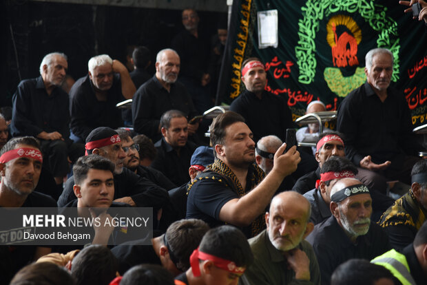 عزاداری گلستانی‌ها در حرم مطهر امام رضا (ع)