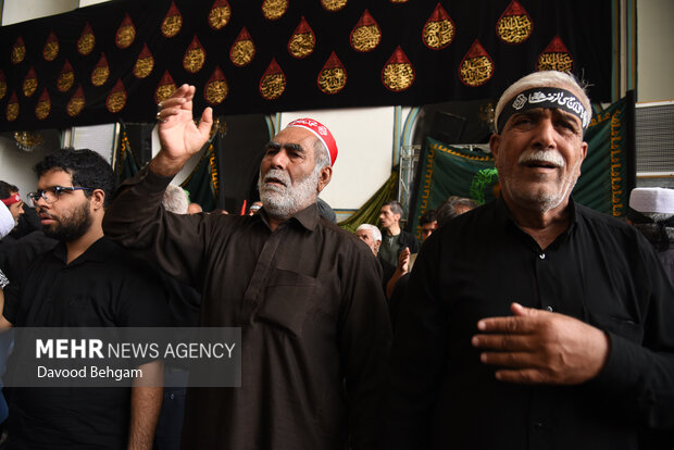 عزاداری گلستانی‌ها در حرم مطهر امام رضا (ع)