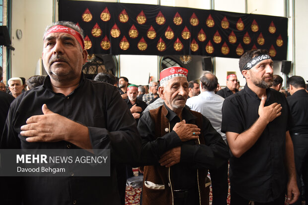عزاداری گلستانی‌ها در حرم مطهر امام رضا (ع)