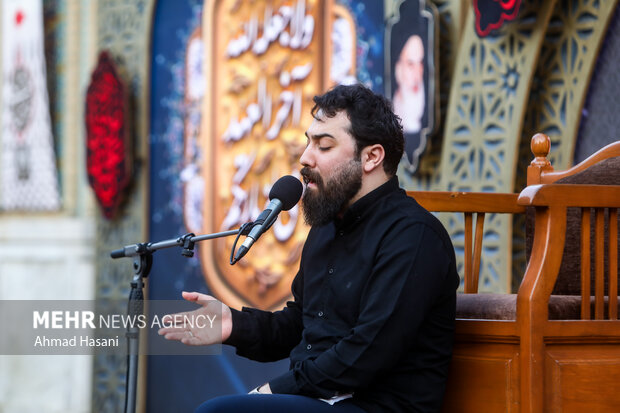 اجتماع عزاداری هیئت‌های نوجوان «ابناء الرضا (ع)» در حرم رضوی