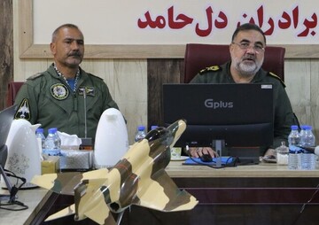 بازدید فرمانده نیروی هوایی ارتش از پایگاه هوایی برادران شهید دل‌حامد