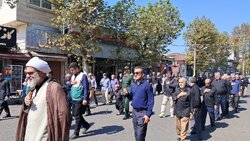 عزاداری مردم شفت در روز شهادت امام رضا(ع)