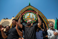 عزاداری شهادت حضرت فاطمه زهرا(س) در روستای رحق کاشان