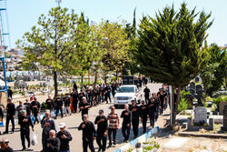 مراسم عزاداری سالروز شهادت امام رضا(ع) در بندر انزلی