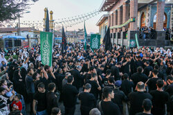 دسته عزاداری عصر شهادت امام رضا (ع) در رشت