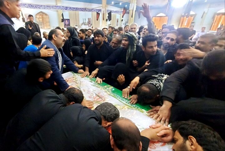 آغاز مراسم تشییع شهدای حادثه تروریستی «دامن» در شهر زابل