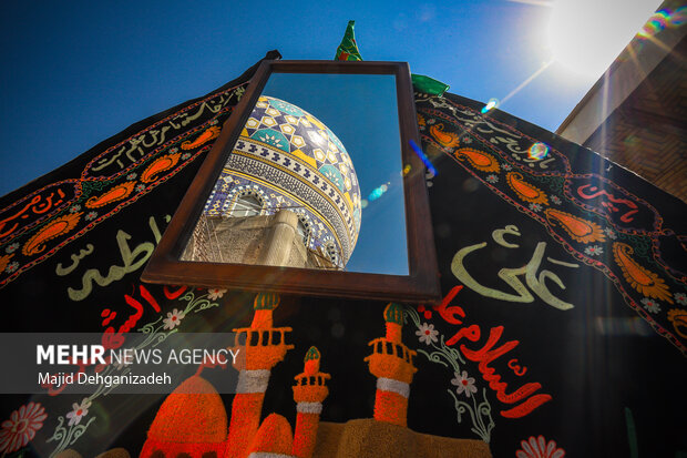 آیین «نخل برداری» شهادت امام رضا(ع) در بنادکوک دیزه
