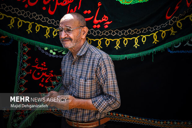 آیین «نخل برداری» شهادت امام رضا(ع) در بنادکوک دیزه