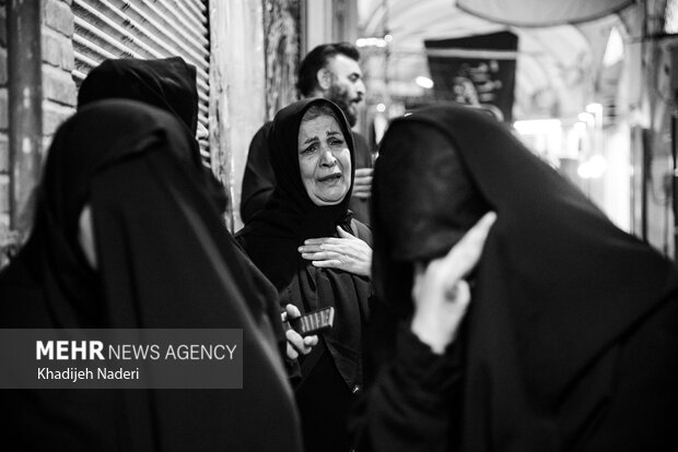 آیین عزاداری شهادت امام رضا (ع) در بازار اصفهان