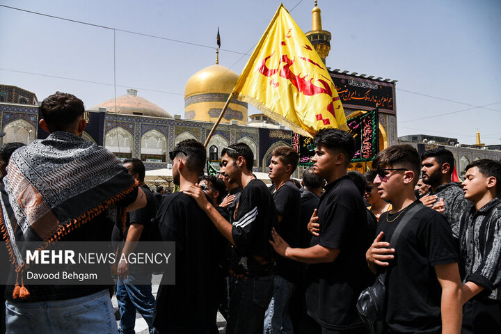 İmam Rıza (a.s) Türbesi'nde matem töreni