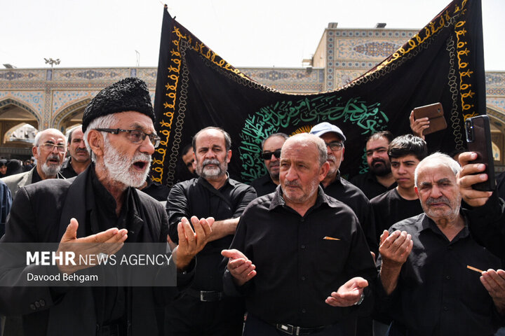 İmam Rıza (a.s) Türbesi'nde matem töreni