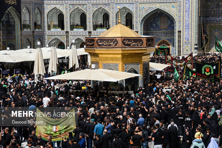 İmam Rıza (a.s) Türbesi'nde matem töreni