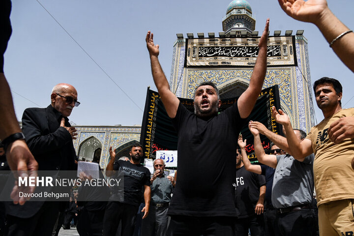 İmam Rıza (a.s) Türbesi'nde matem töreni