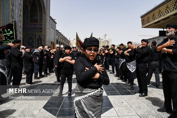 İmam Rıza (a.s) Türbesi'nde matem töreni