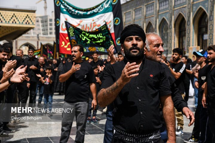İmam Rıza (a.s) Türbesi'nde matem töreni