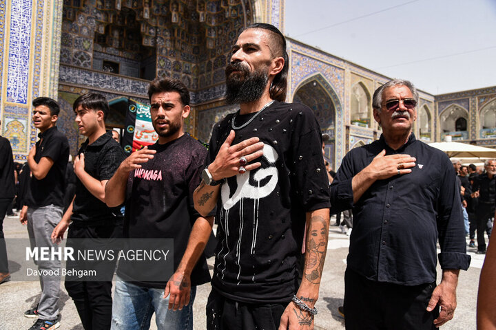 İmam Rıza (a.s) Türbesi'nde matem töreni