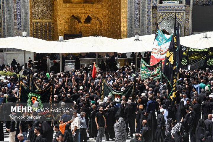 İmam Rıza (a.s) Türbesi'nde matem töreni