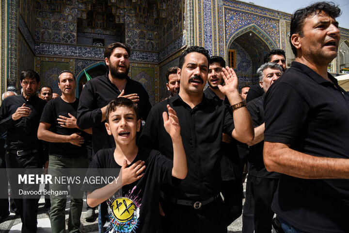 İmam Rıza (a.s) Türbesi'nde matem töreni
