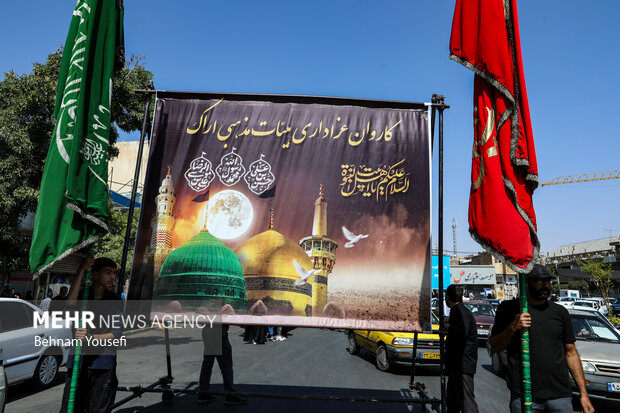 عزاداری شهادت امام رضا(ع) در اراک