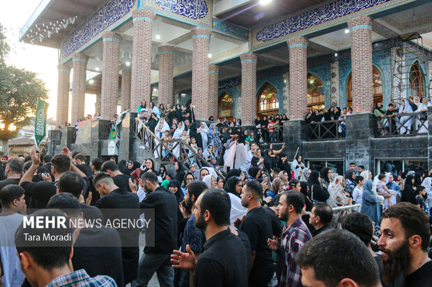دسته عزاداری عصر شهادت امام رضا (ع) در رشت